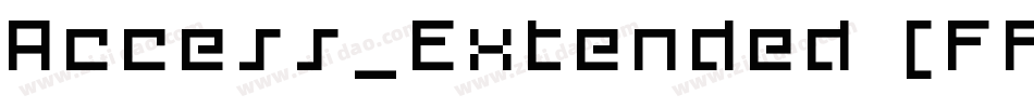 Access_Extended [FFF]字体转换